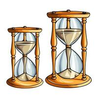 Various types of clocks to help human activities vector