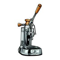 Various types of tools for making coffee vector