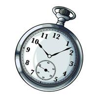 Various types of clocks to help human activities vector