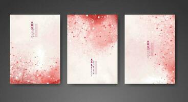 Cover template with watercolor background. Design for your cover, date, postcard, banner, logo. vector