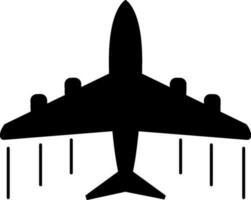 Plane icon. Airplane flat vector illustration