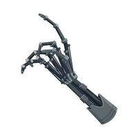 Cyborg hand robot droid mechanical prosthesis vector