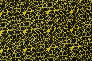 Bright coloured crochet texture background. top view photo