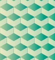 Abstract Geometric Cube Pattern Design vector