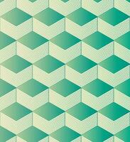 Abstract Geometric Cube Pattern Design vector