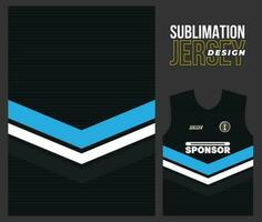 Vector jersey sports design for racing cycling football gaming motocross
