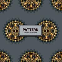 Elegant seamless mandala pattern vector