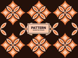 Geometric seamless pattern design vector