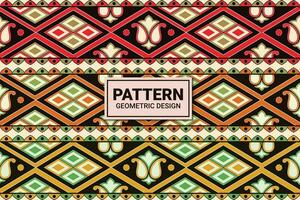 Geometric pattern background vector