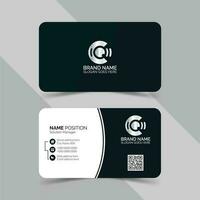 Modern and creative business card template design. vector