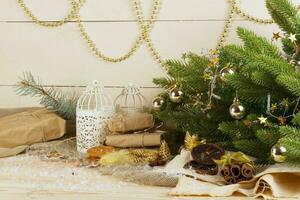 Winter holiday decoration photo