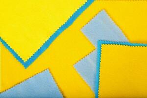 Bright coloured felt fabric. Background photo