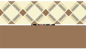 The Brown stylish design for textile vector