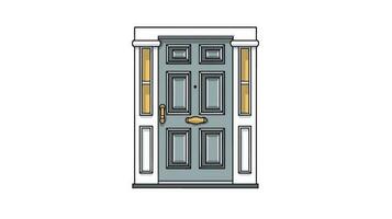 Unlocking Meaning Exploring the Symbolism of Door Icons vector