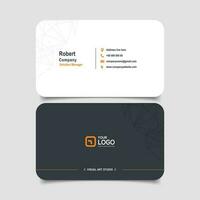 Business card design template vector