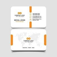 Business card design template vector