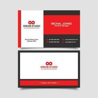 Business card design template vector