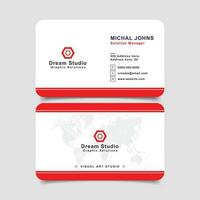 Business card design template vector