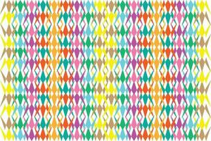 Ethnic zigzag pattern in retro colors, Aztec style seamless vector background