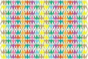 Ethnic zigzag pattern in retro colors, Aztec style seamless vector background