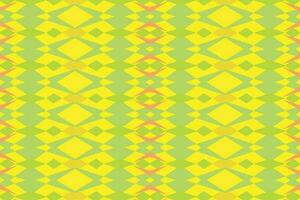 Ethnic zigzag pattern in retro colors, Aztec style seamless vector background