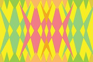 Ethnic zigzag pattern in retro colors, Aztec style seamless vector background