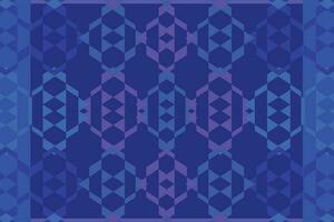 Ethnic zigzag pattern in retro colors, Aztec style seamless vector background