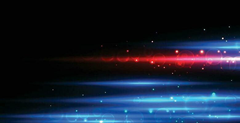 Multi colored speed lights, raising stars forming striped texture in the dark night sky, abstract background, bright cover