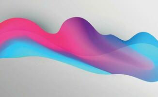 Fluid background. Liquid color. Abstract colorful gradient. Dynamic 3d flow wave. Fluid abstract design. vector