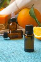 Sweet orange essential oil photo