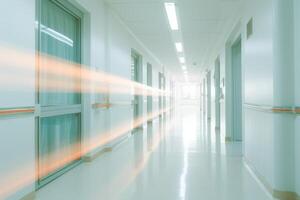 Blurred Background of Hospital Clinic photo
