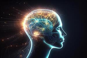 Unlocking the Mysteries of the Mind Exploring the Connection Between Meditation, Esotericism, and the Glowing Neurons of the Brain, photo