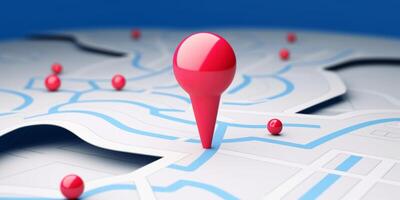 Pin GPS location symbol icon sign maps. Place Business location. route graphic road mark destination, photo