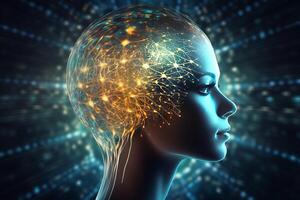 Unlocking the Mysteries of the Mind Exploring the Connection Between Meditation, Esotericism, and the Glowing Neurons of the Brain, photo