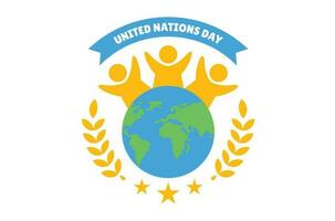 illustration International Day of United Nations vector illustration