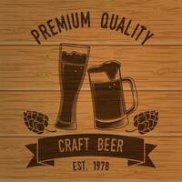 Vintage design for bar, pub and restaurant business. vector