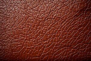 Rugged leather texture complementing a plain, unadorned surface photo