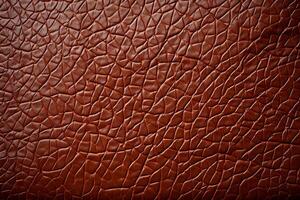 Rugged leather texture complementing a plain, unadorned surface AI Generated photo