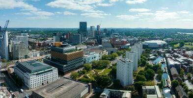 Aerial view of the library of Birmingham, Baskerville House, Centenary Square photo