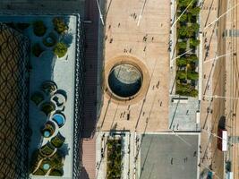 Aerial view of the library of Birmingham, Baskerville House, Centenary Square photo