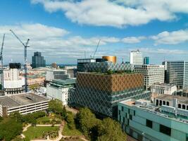 Aerial view of the library of Birmingham, Baskerville House, Centenary Square photo