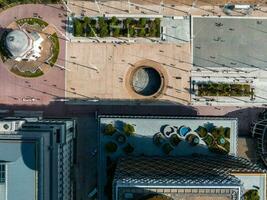 Aerial view of the library of Birmingham, Baskerville House, Centenary Square photo