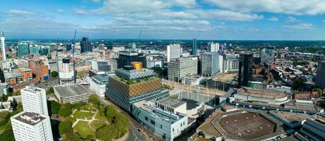 Aerial view of the library of Birmingham, Baskerville House, Centenary Square photo