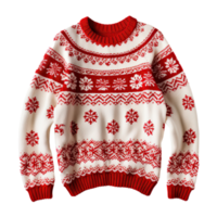 Navidad feo suéter aislado. ilustración ai generativo png