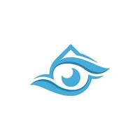 Eye Drop Icon Logo Design Element template, illustration design for your company vector