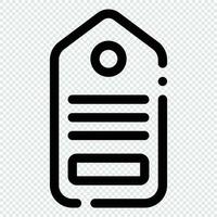 Price Tag Icon. Digital marketing concept. Outline icon vector