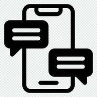 Message Icon. Digital marketing concept. Outline icon vector