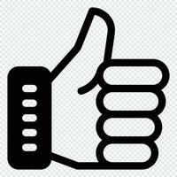 Likes Icon. Digital marketing concept. Outline icon vector