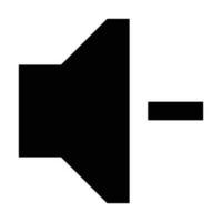 Volume Down icon. Suitable for website UI design vector