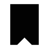 Bookmark icon. Suitable for website UI design vector